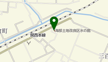 海部土地改良区水の館の地図画像