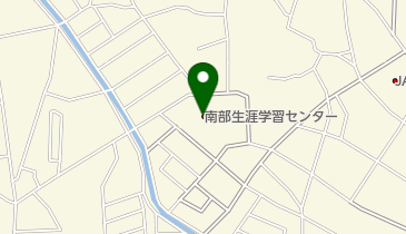 南部生涯学習センターたんぽぽの地図画像