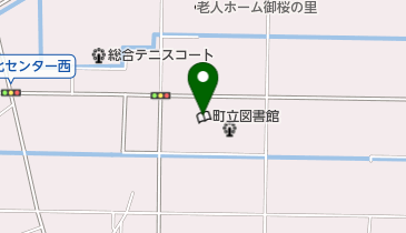 大口町立図書館の地図画像