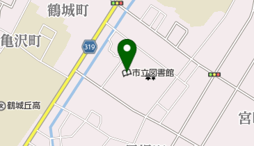 西尾市立図書館の地図画像