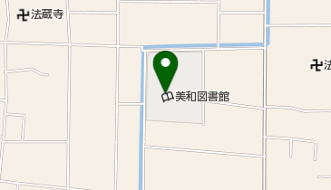 あま市美和図書館の地図画像