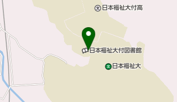 日本福祉大学付属図書館美浜本館の地図画像