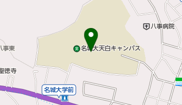 名城大学附属図書館の地図画像