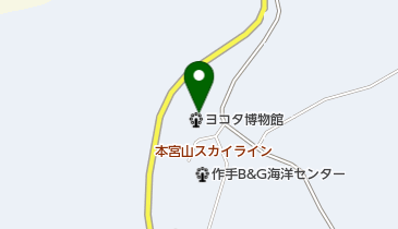 ヨコタ博物館の地図画像