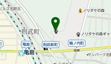 ノリタケミュージアムの地図画像