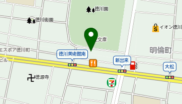 ホーユーヘアカラーミュージアムの地図画像