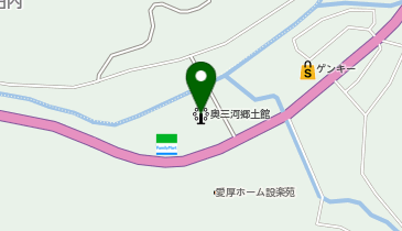奥三河郷土館の地図画像