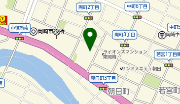 岡崎市せきれいホールの地図画像