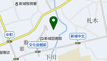 新城文化会館の地図画像