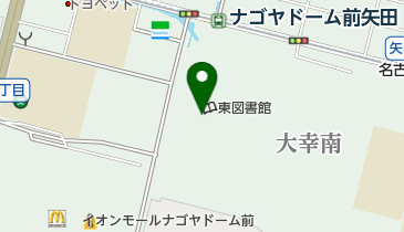 名古屋市東文化小劇場の地図画像