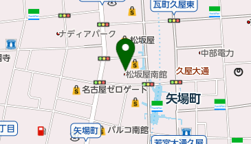マツザカヤホールの地図画像