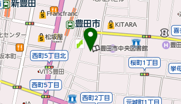 豊田市コンサートホール・能楽堂の地図画像