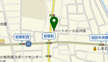 ファミリー葬祭場ハートホール桜井南の地図画像
