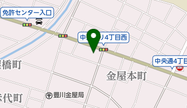 家族の新しいお葬式金屋ホールの地図画像