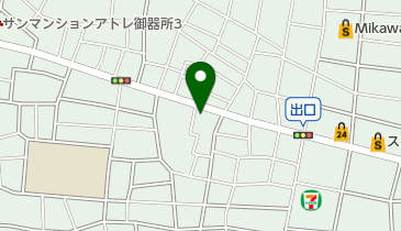 葬儀会館家族葬ホールティア荒畑南の地図画像