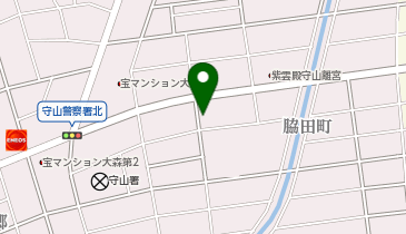 イズモ葬祭大森の地図画像