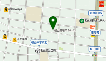 桜山斎場いちえの地図画像