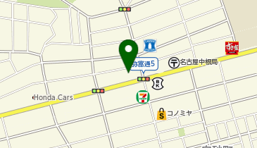 葬儀会館家族葬ホールティア弥富通の地図画像