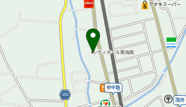 シティホール東海南の地図画像