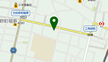 葬儀会館家族葬ホールティア江南の地図画像