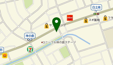 家族葬ホールティア神の倉の地図画像