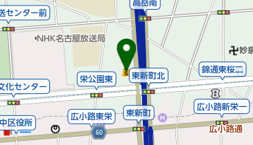 関西テレビ放送(株)名古屋支局の地図画像