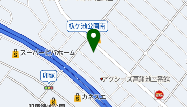 ベントマン長久手杁ヶ池店の地図画像