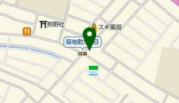 ベントマン一ツ木かりがね店の地図画像