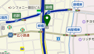 名古屋銀行柳橋支店の地図画像