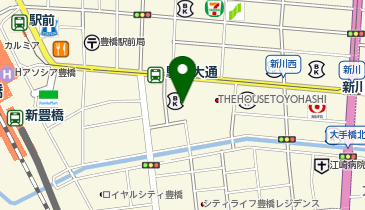 十六銀行豊橋支店の地図画像