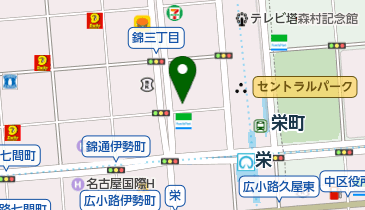 愛知信用金庫本店の地図画像