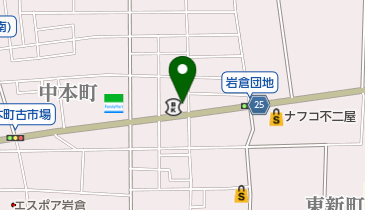 いちい信用金庫岩倉支店の地図画像