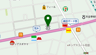 岡崎信用金庫花田支店の地図画像