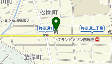岡崎信用金庫瑞穂支店の地図画像