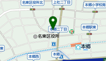 岡崎信用金庫名東支店の地図画像