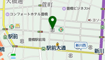 蒲郡信用金庫豊橋支店の地図画像