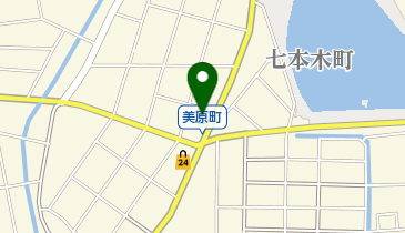 知多信用金庫美原支店の地図画像