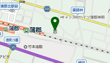 蒲郡信用金庫本店営業部の地図画像