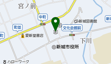 蒲郡信用金庫新城支店の地図画像