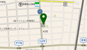 いちい信用金庫西春支店の地図画像