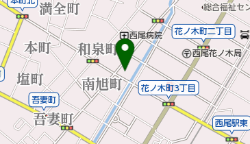 三菱UFJ銀行西尾支店の地図画像