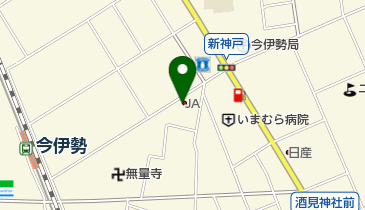 JA愛知西今伊勢支店の地図画像