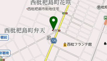 JA西春日井西枇杷島支店の地図画像