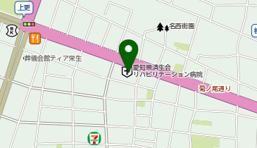 社会福祉法人恩賜財団済生会愛知県済生会リハビリテーション病院の地図画像