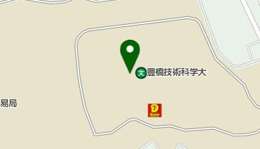 国立豊橋技術科学大学の地図画像
