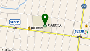 私立名古屋芸術大学の地図画像