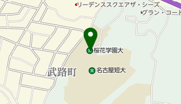 私立桜花学園大学の地図画像