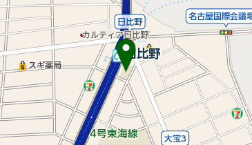 名古屋学院大学名古屋キャンパスひびのの地図画像