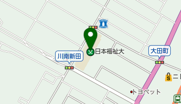 私立日本福祉大学東海キャンパスの地図画像