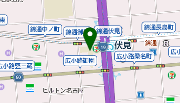 私立名古屋商科大学名古屋キャンパス伏見ビルの地図画像